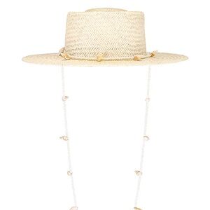 Lack of Color Hat- Boater in Seashells